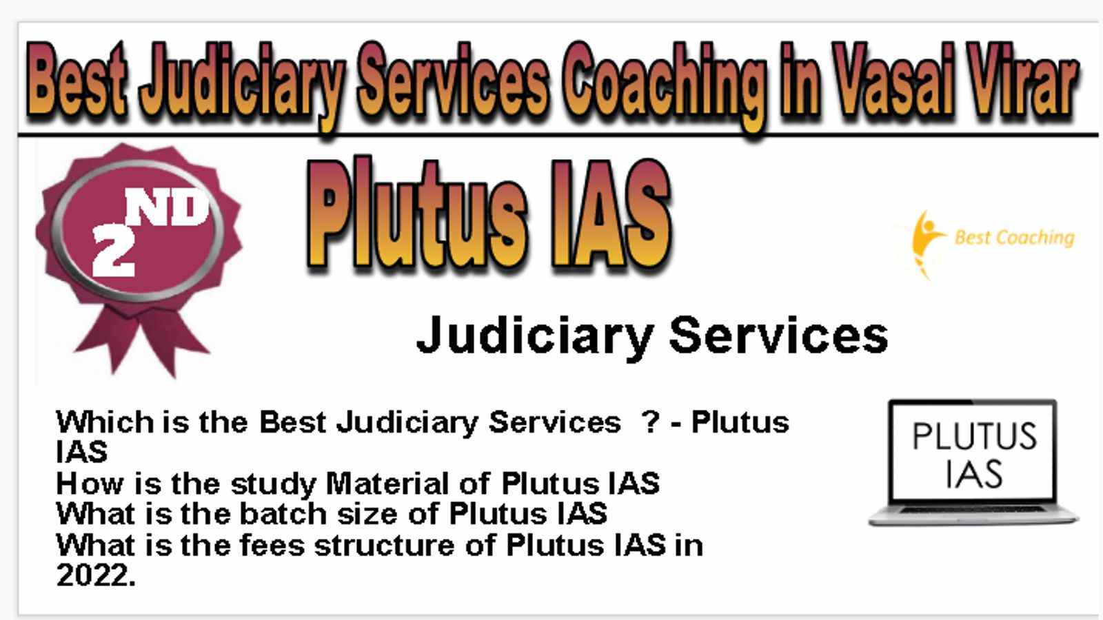 Rank 2 Best Judiciary Services Coaching in Vasai and Virar