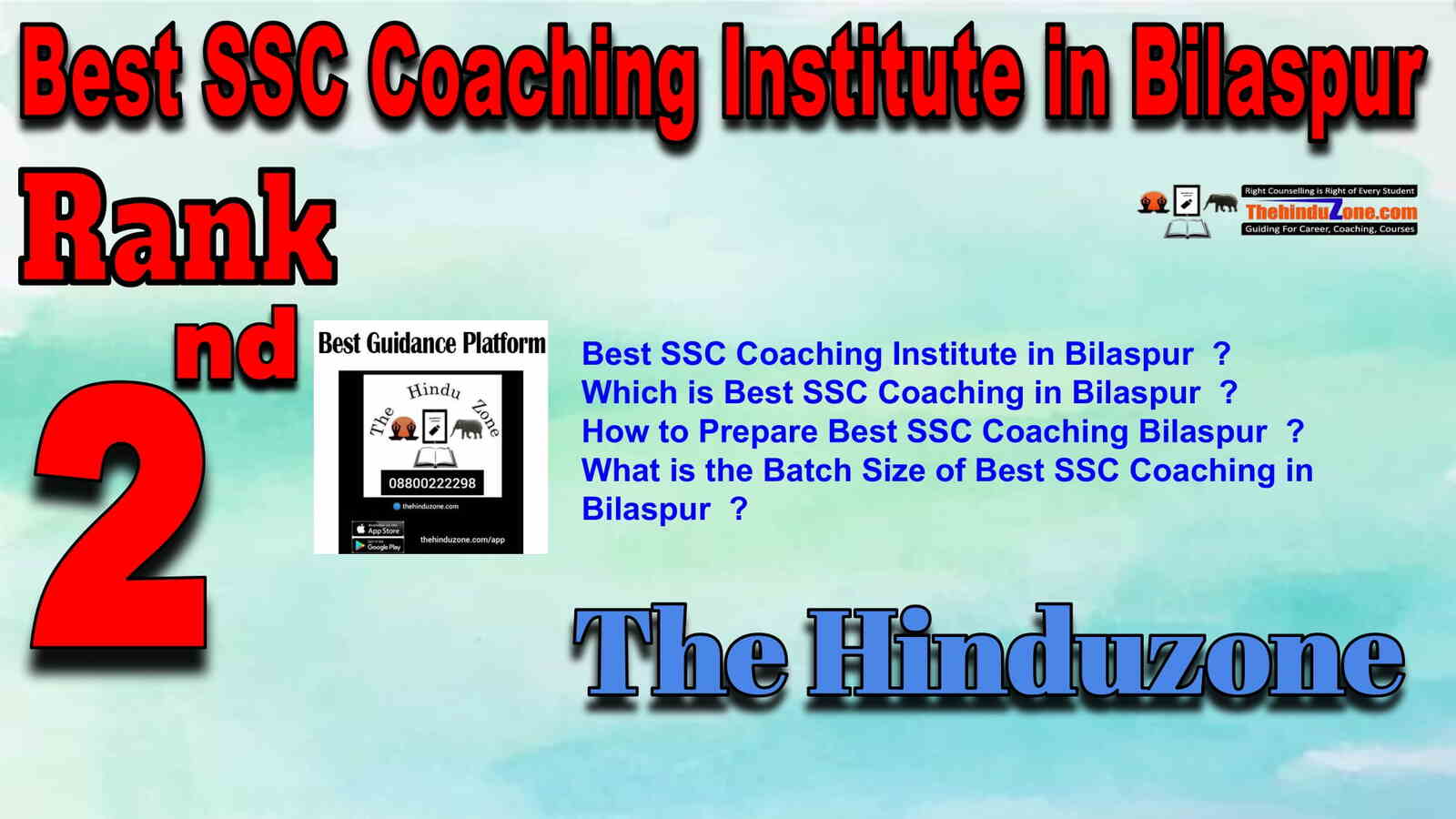 Rank 2 Best SSC Coaching in Bilaspur