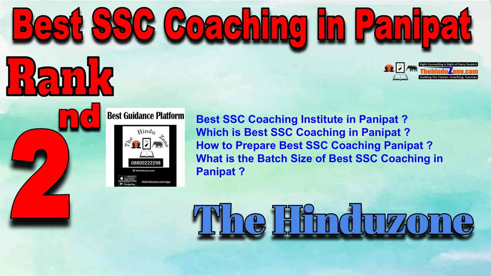 Rank 2 Best SSC Coaching in Panipat
