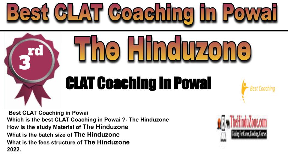 Rank 3 Best CLAT Coaching in Powai