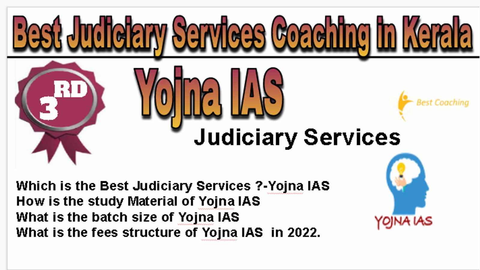 Rank 3 Best Judiciary Services Coaching in Kerala