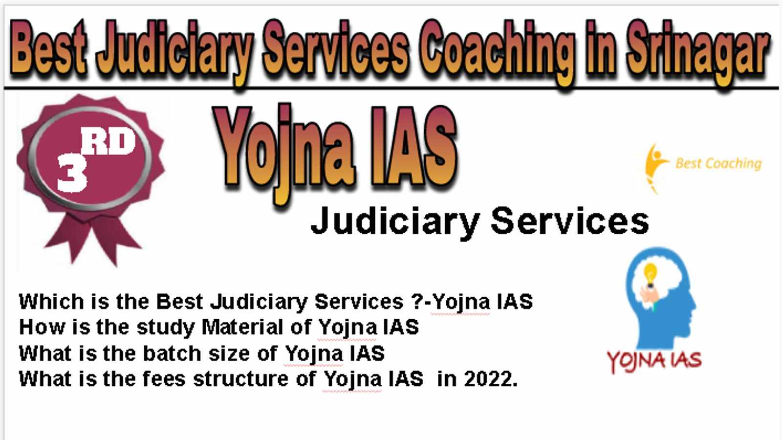 Rank 3 Best Judiciary Services Coaching in Srinagar