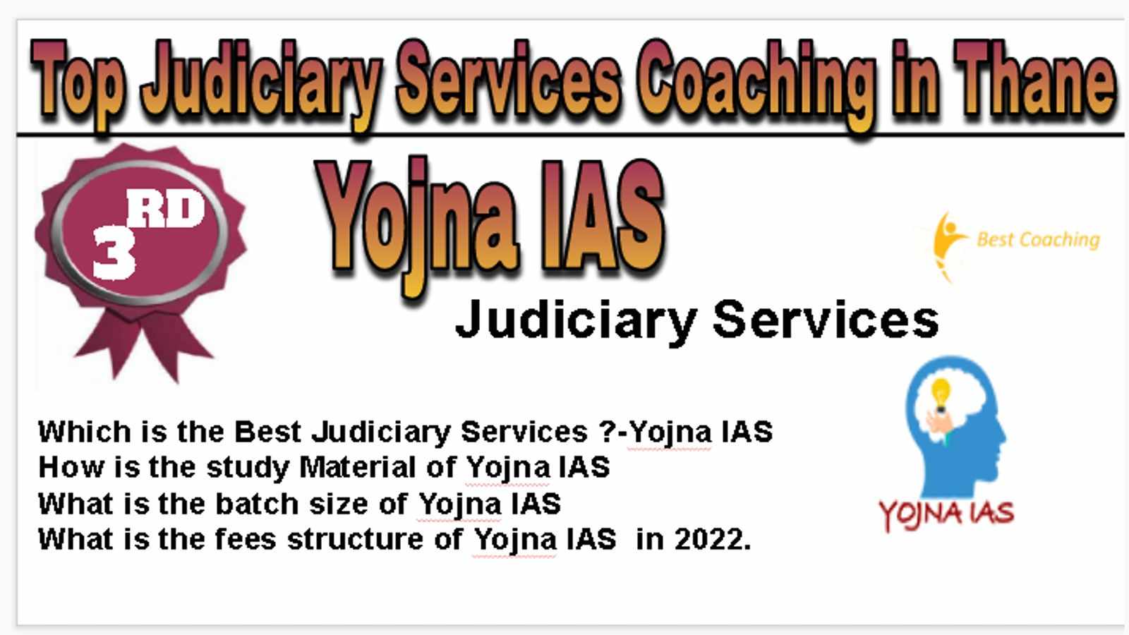 Rank 3 Best Judiciary Services Coaching in Thane
