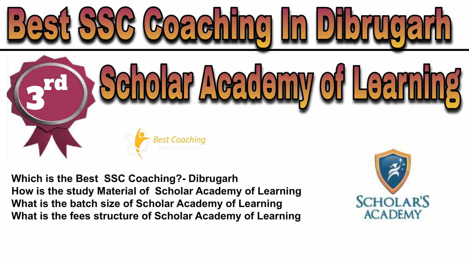 Rank 3 Best SSC Coaching in Dibrugarh