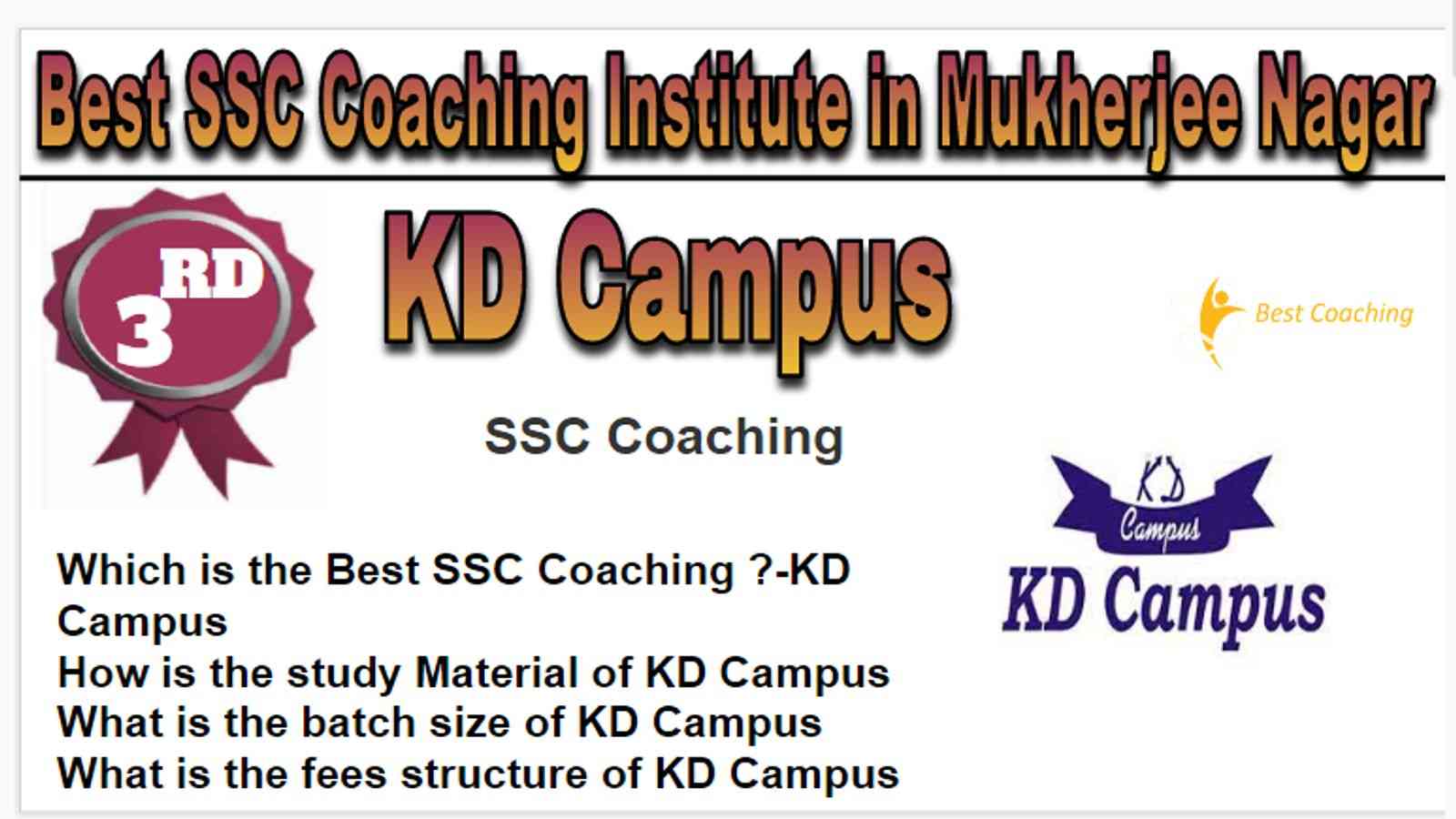 Rank 3 Best SSC Coaching Institute in Mukherjee Nagar