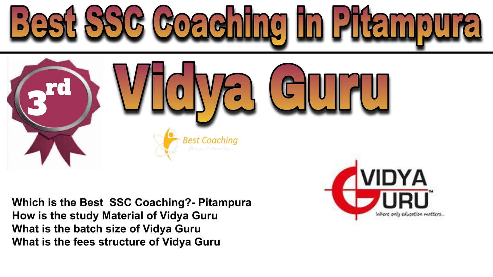 Rank 3 Best SSC Coaching in Pitampura