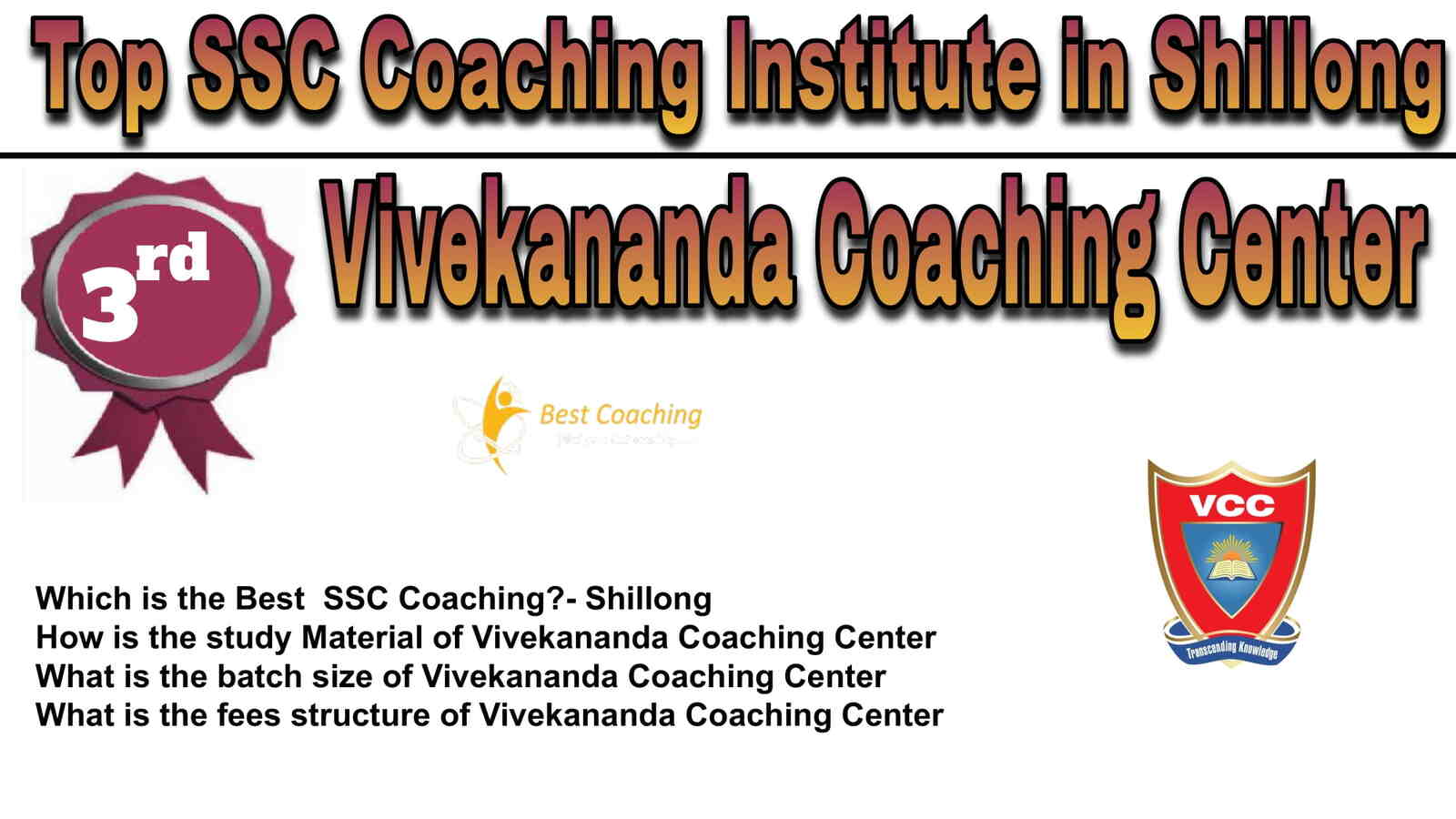 Rank 3 Best SSC Coaching in Shillong