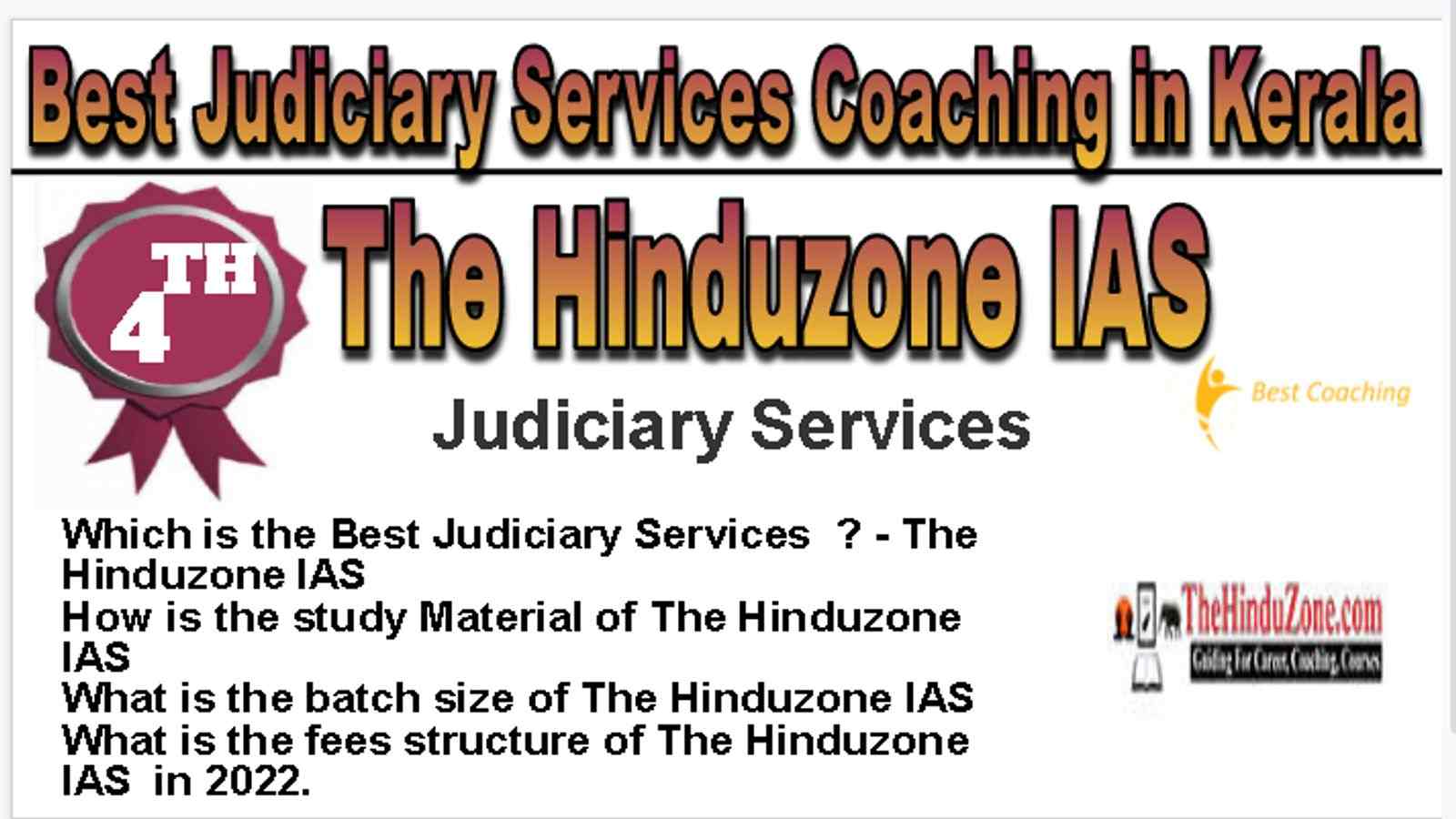 Rank 4 Best Judiciary Services Coaching in Kerala