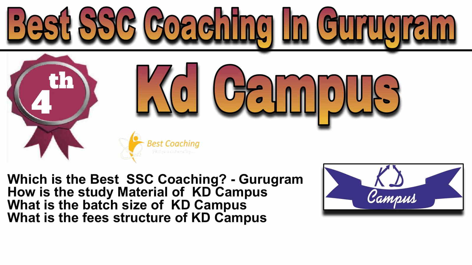 Rank 4 Best SSC Coaching in Gurugram