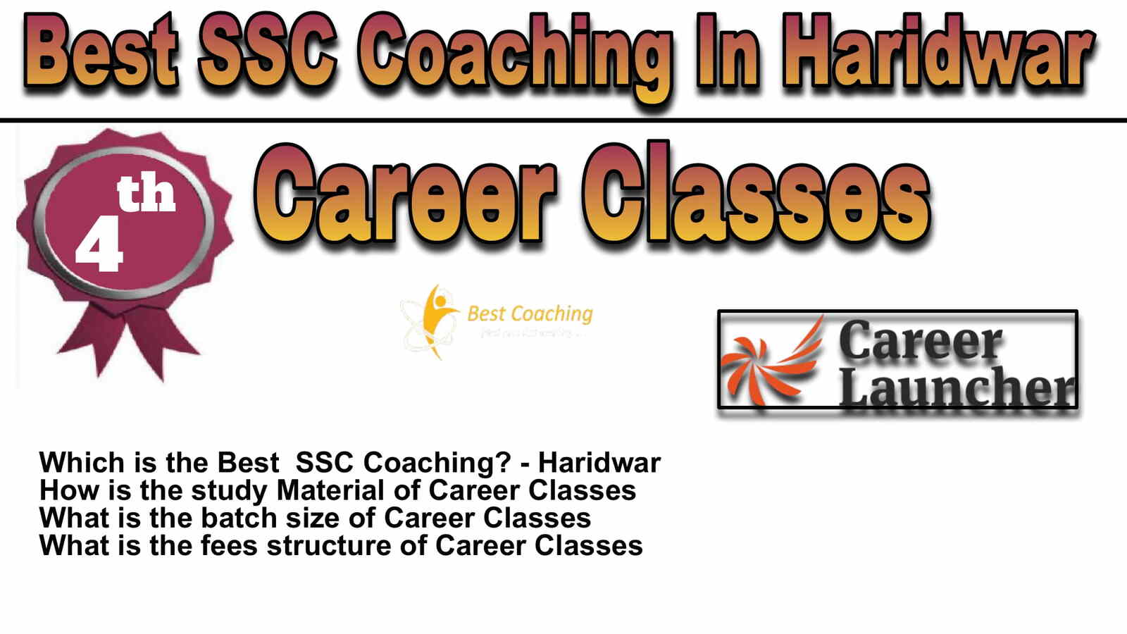 Rank 4 Best SSC Coaching in Haridwar