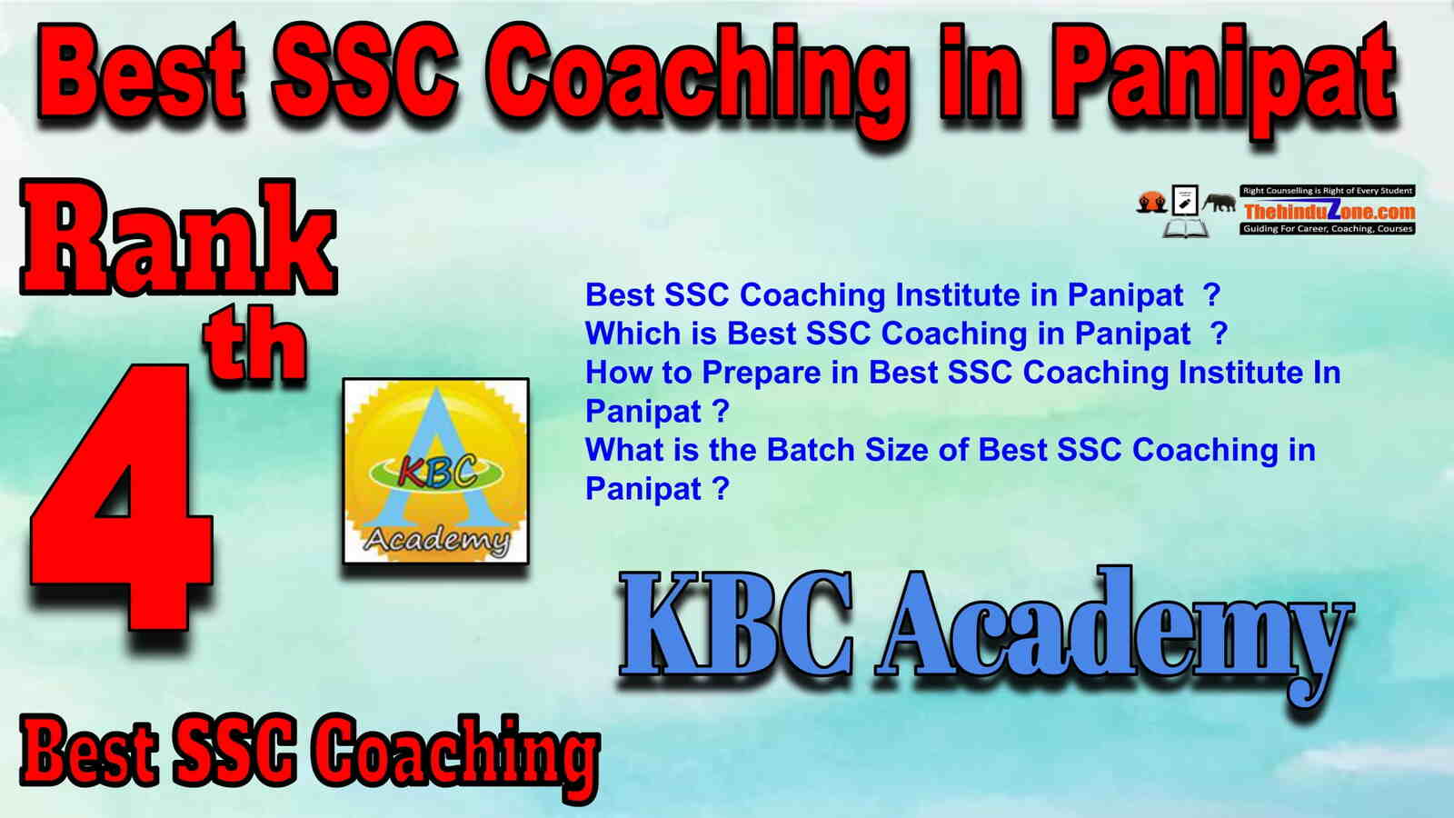 Rank 4 Best SSC Coaching in Panipat