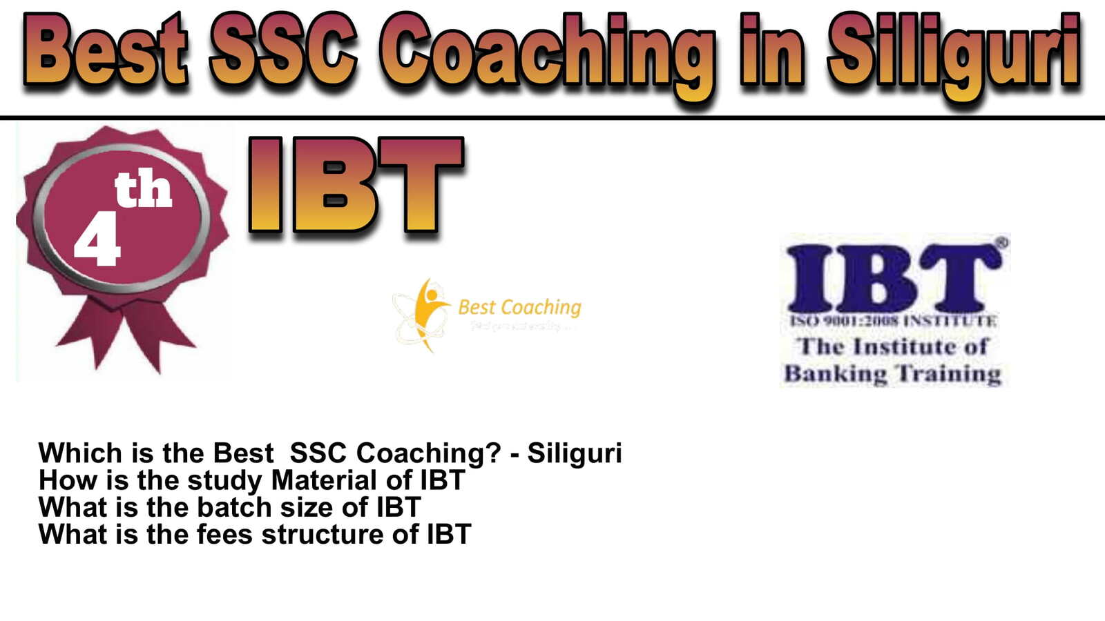 Rank 4 Best SSC Coaching in Siliguri