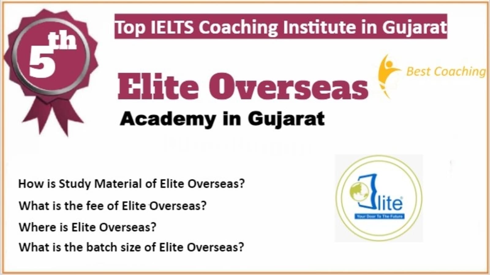 Rank 5 Best IELTS Coaching in Gujarat