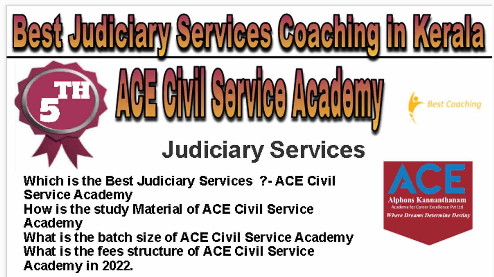 Rank 5 Best Judiciary Services Coaching in Kerala