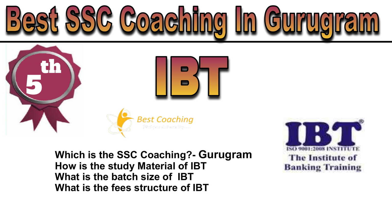 Rank 5 Best SSC Coaching in Gurugram