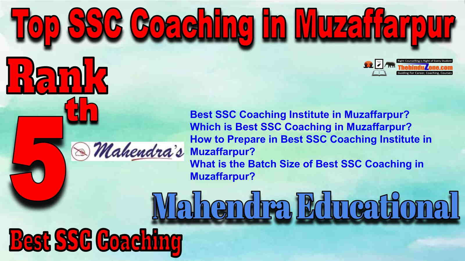 Rank 5 Best SSC Coaching in Muzaffarpur