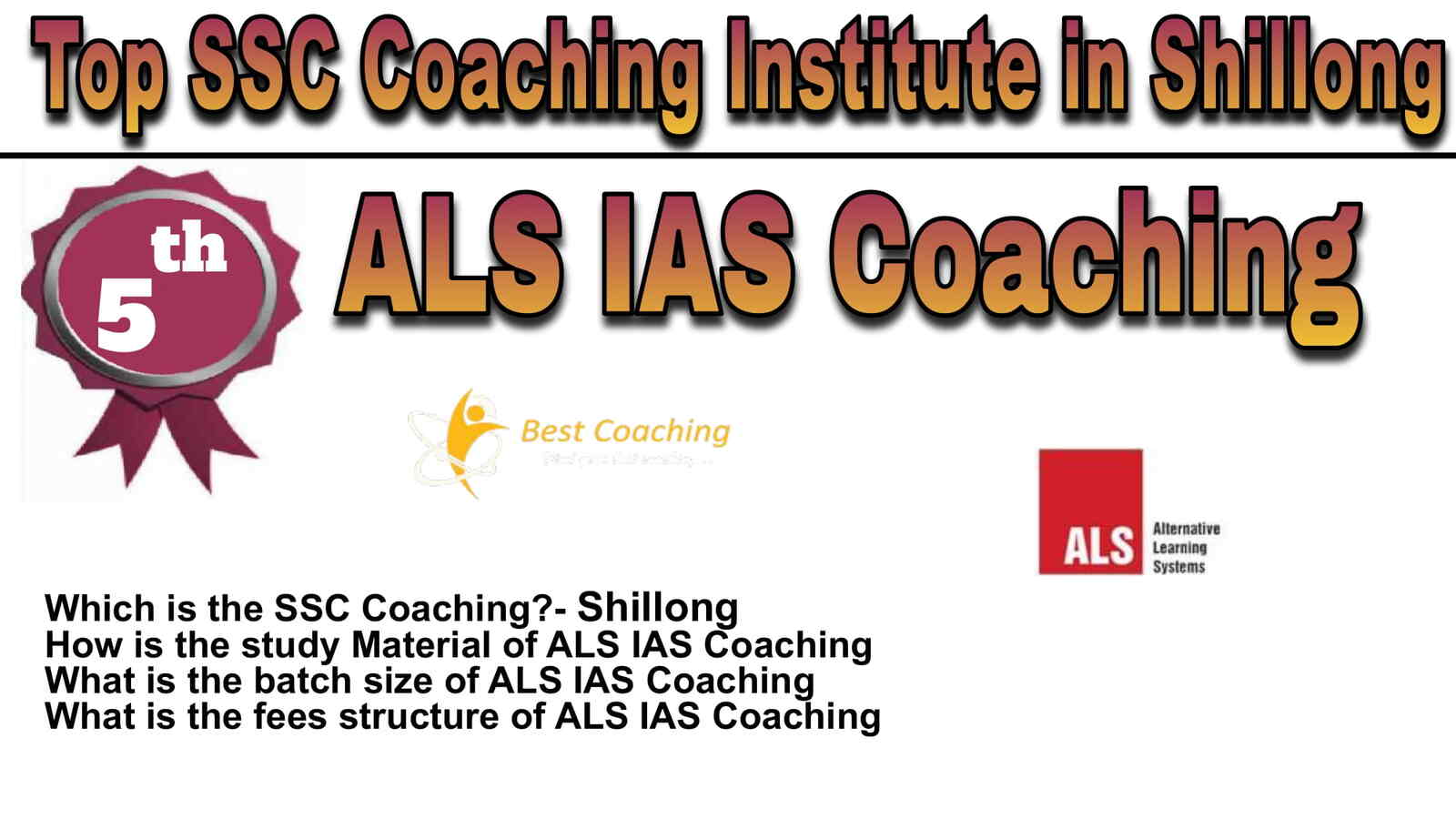 Rank 5 Best SSC Coaching in Shillong