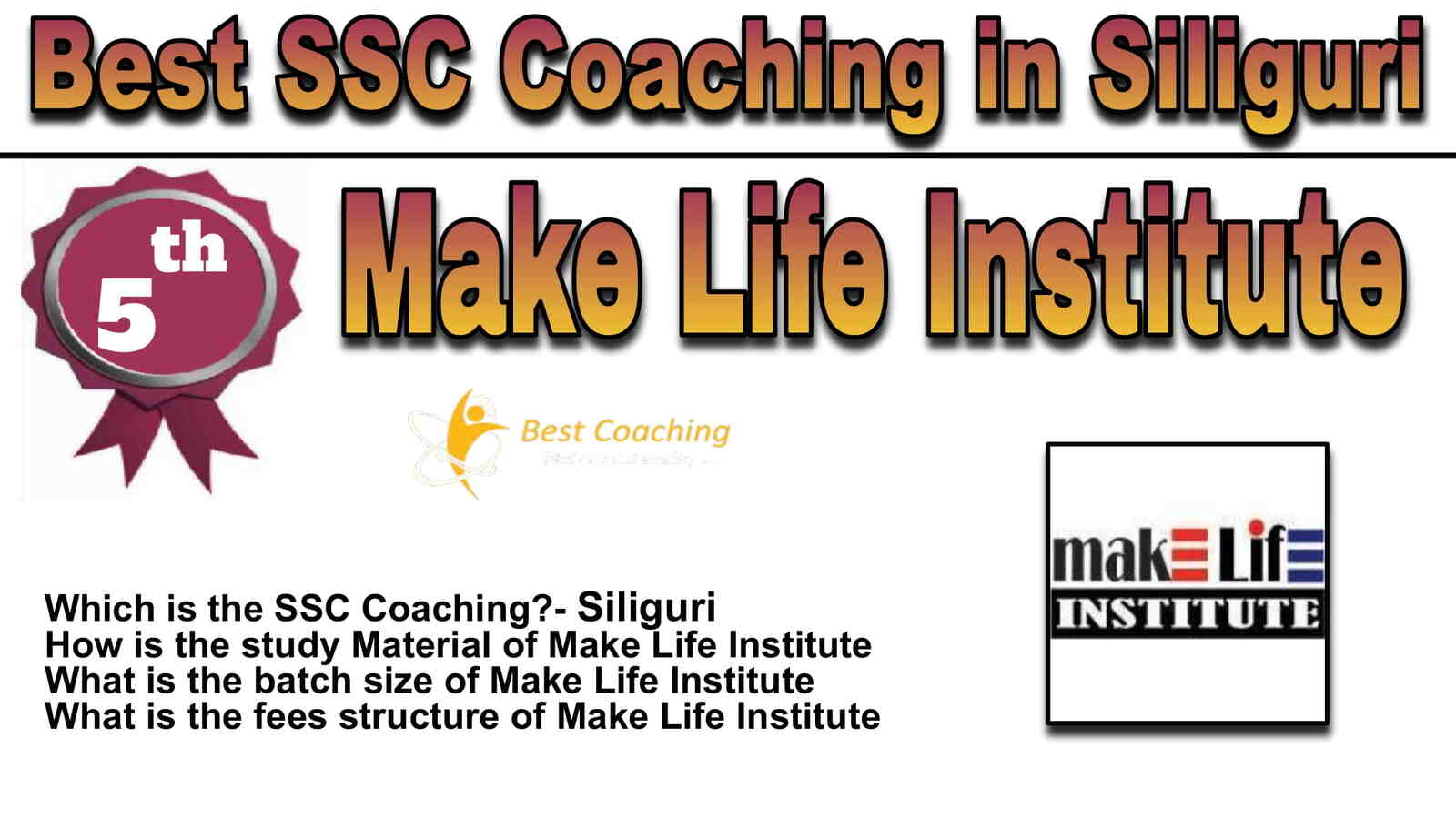 Rank 5 Best SSC Coaching in Siliguri