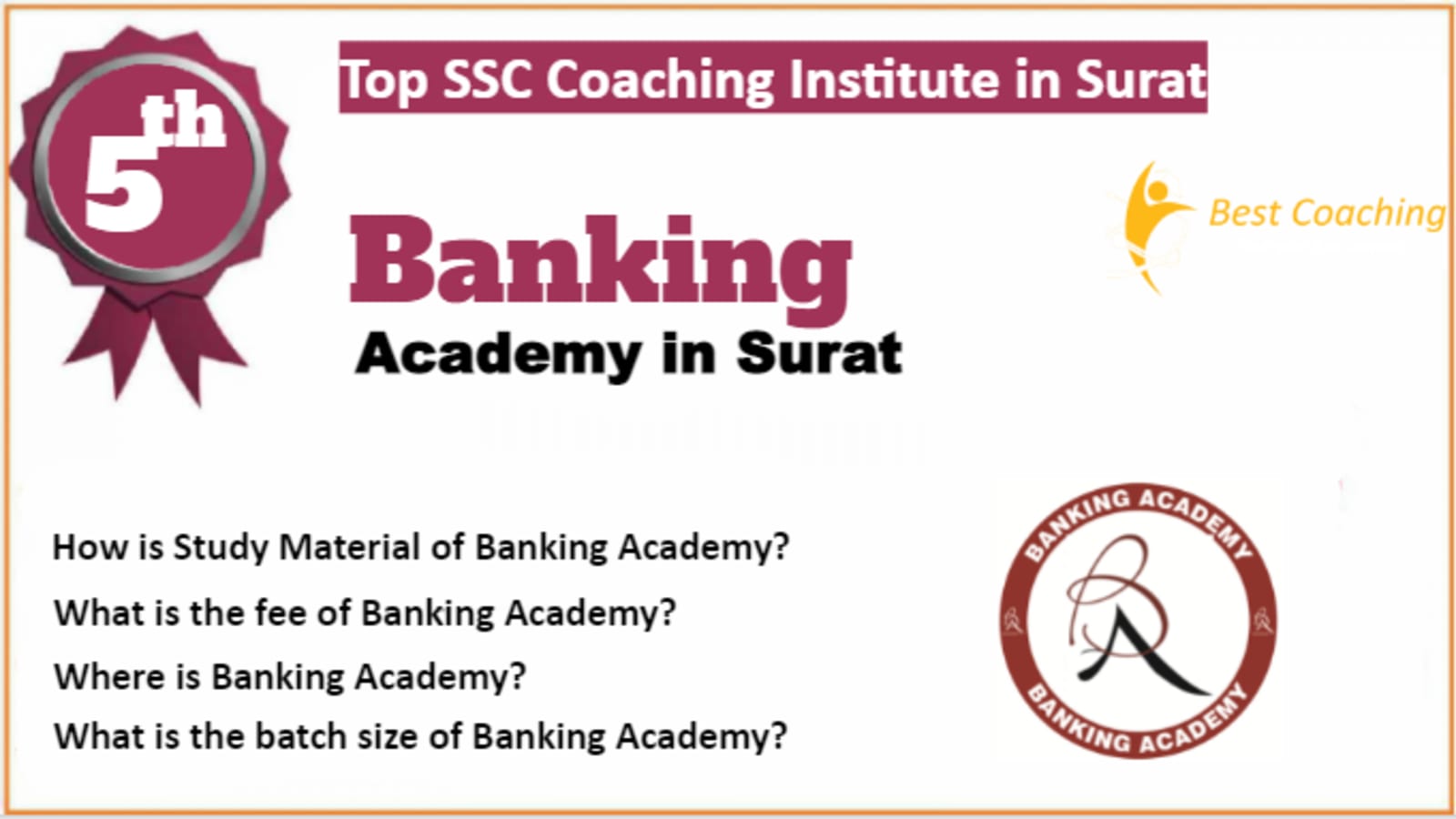 Rank 5 Best SSC Coaching in Surat