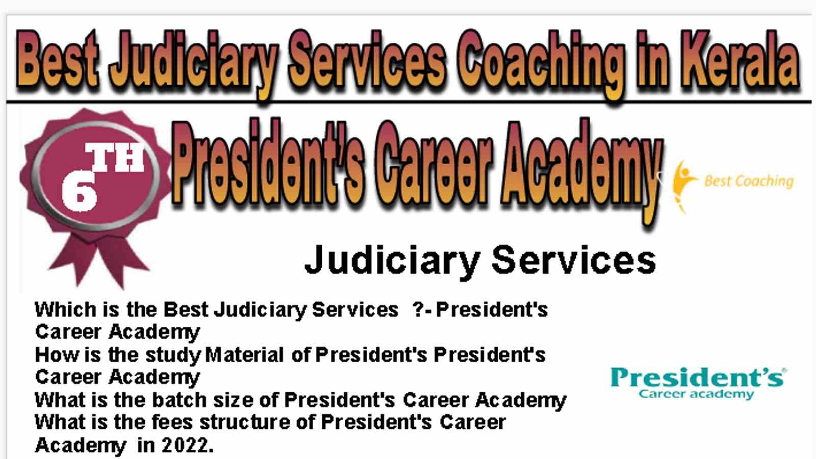 Rank 6 Best Judiciary Services Coaching in Kerala