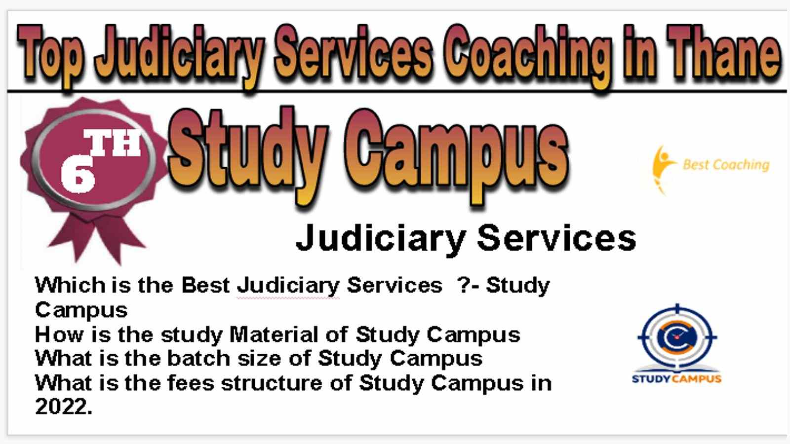 Rank 6 Best Judiciary Services Coaching in Thane