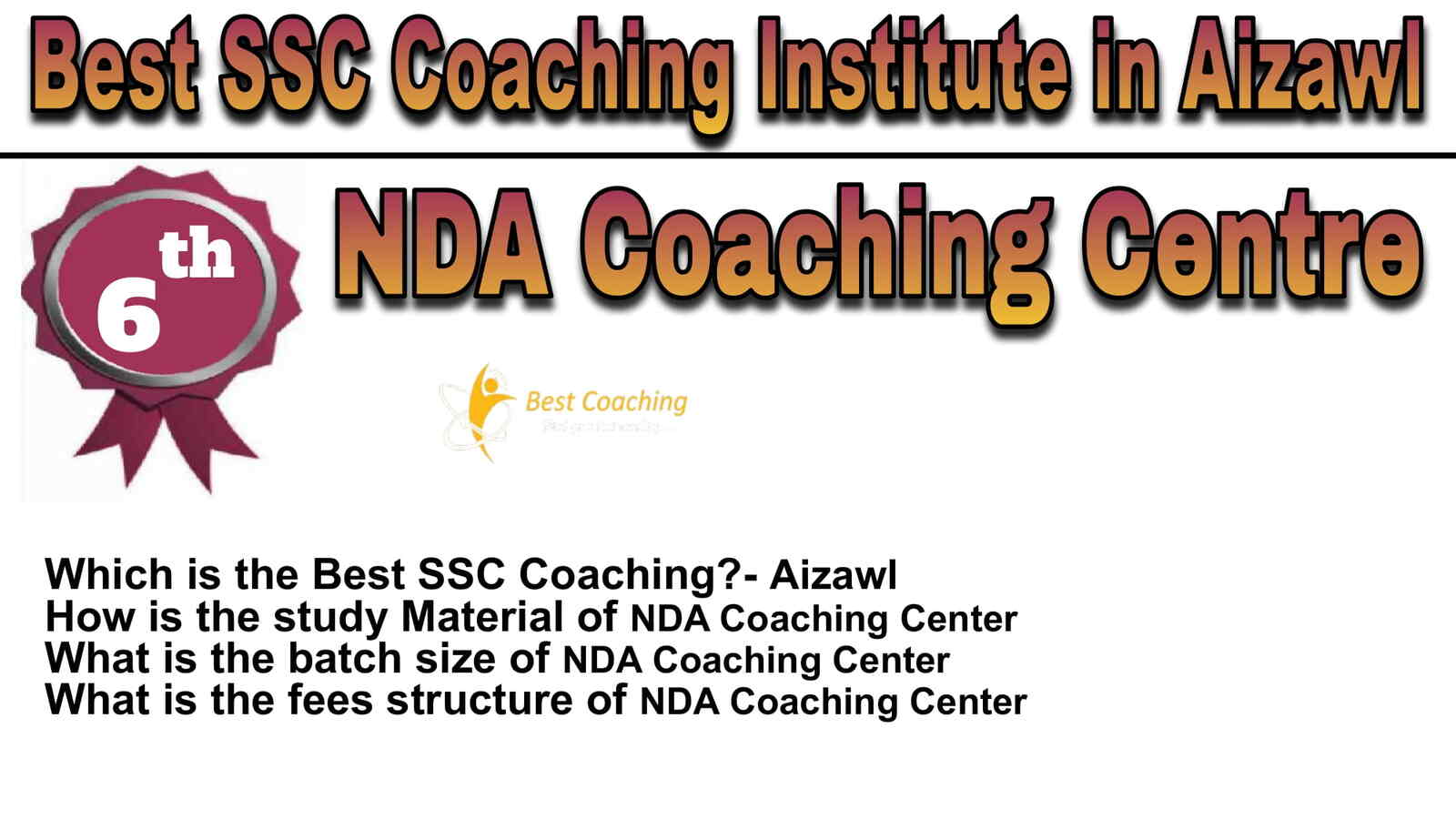 Rank 6 Best SSC Coaching in Aizawl