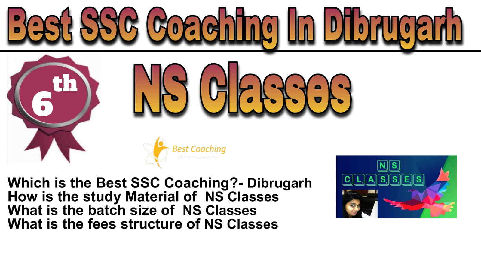 Rank 6 Best SSC Coaching in Dibrugarh