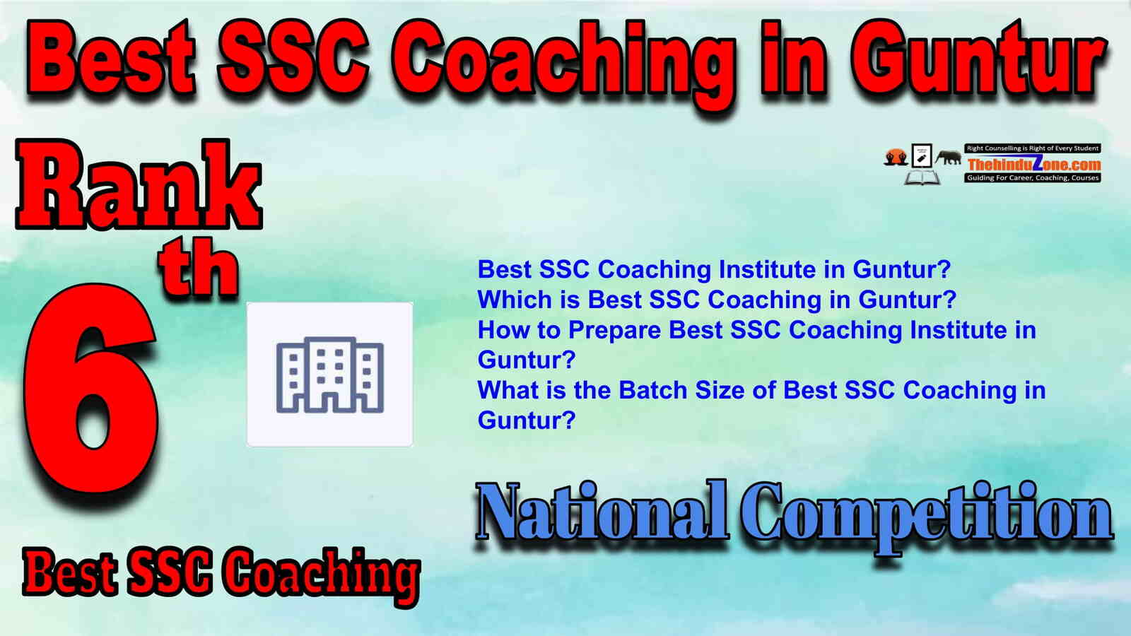 Rank 6 Best SSC Coaching in Guntur