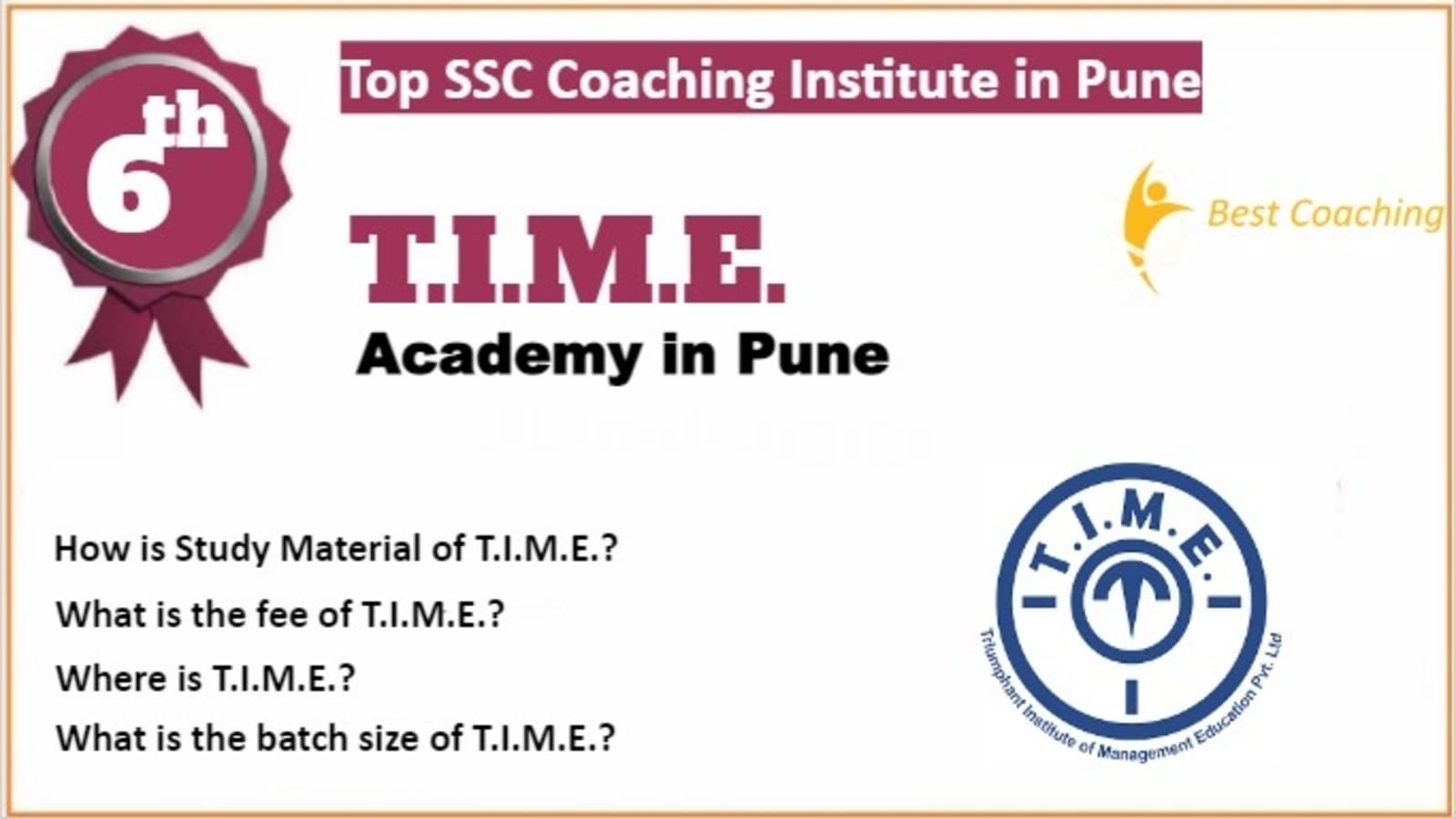 Rank 6 Best SSC Coaching in Pune
