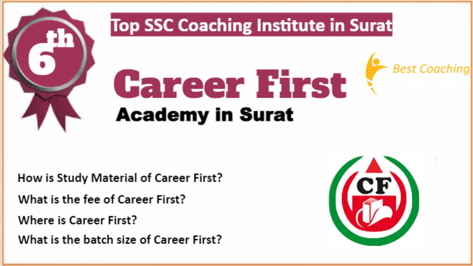 Rank 6 Best SSC Coaching in Surat