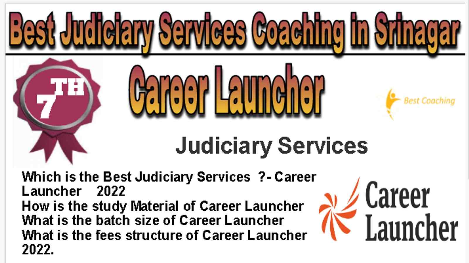Rank 7 Best Judiciary Services Coaching in Srinagar