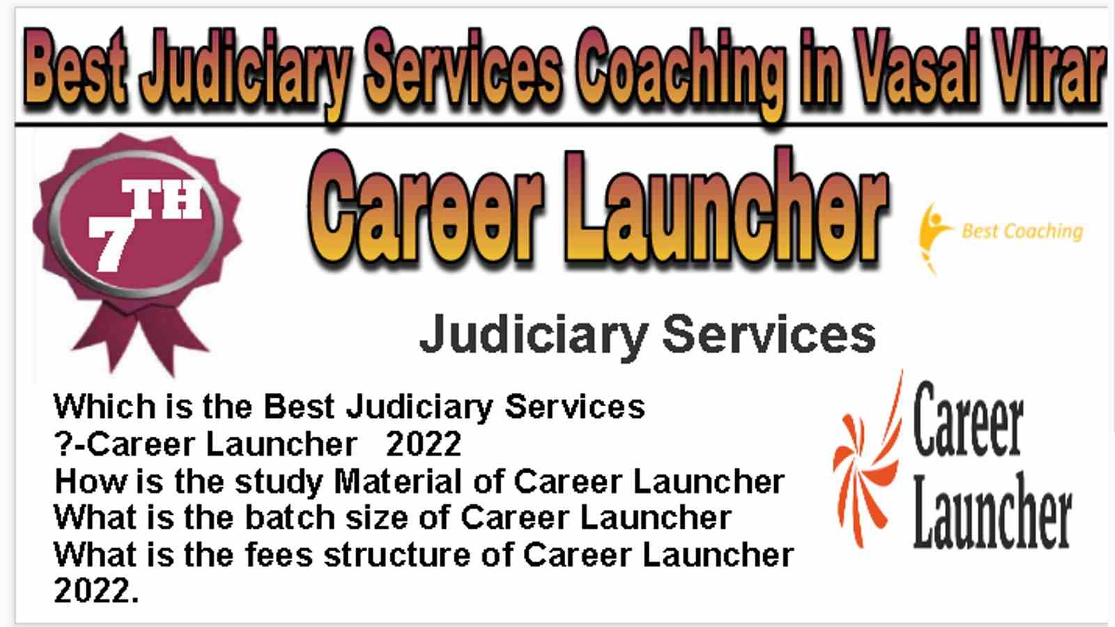Rank 7 Best Judiciary Services Coaching in Vasai and Virar