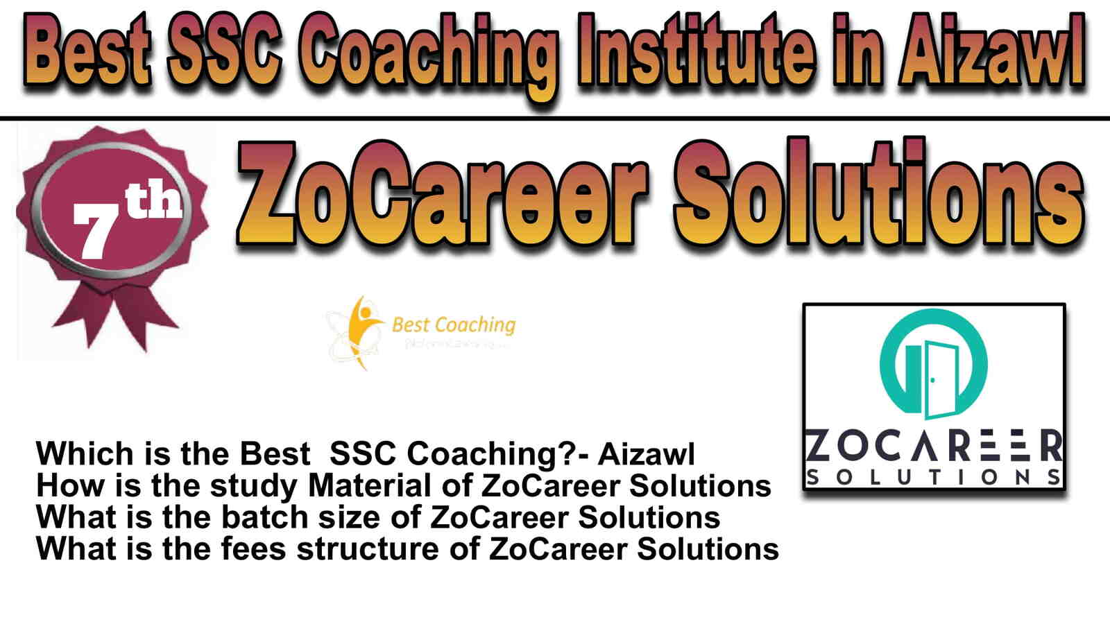 Rank 7 Best SSC Coaching in Aizawl