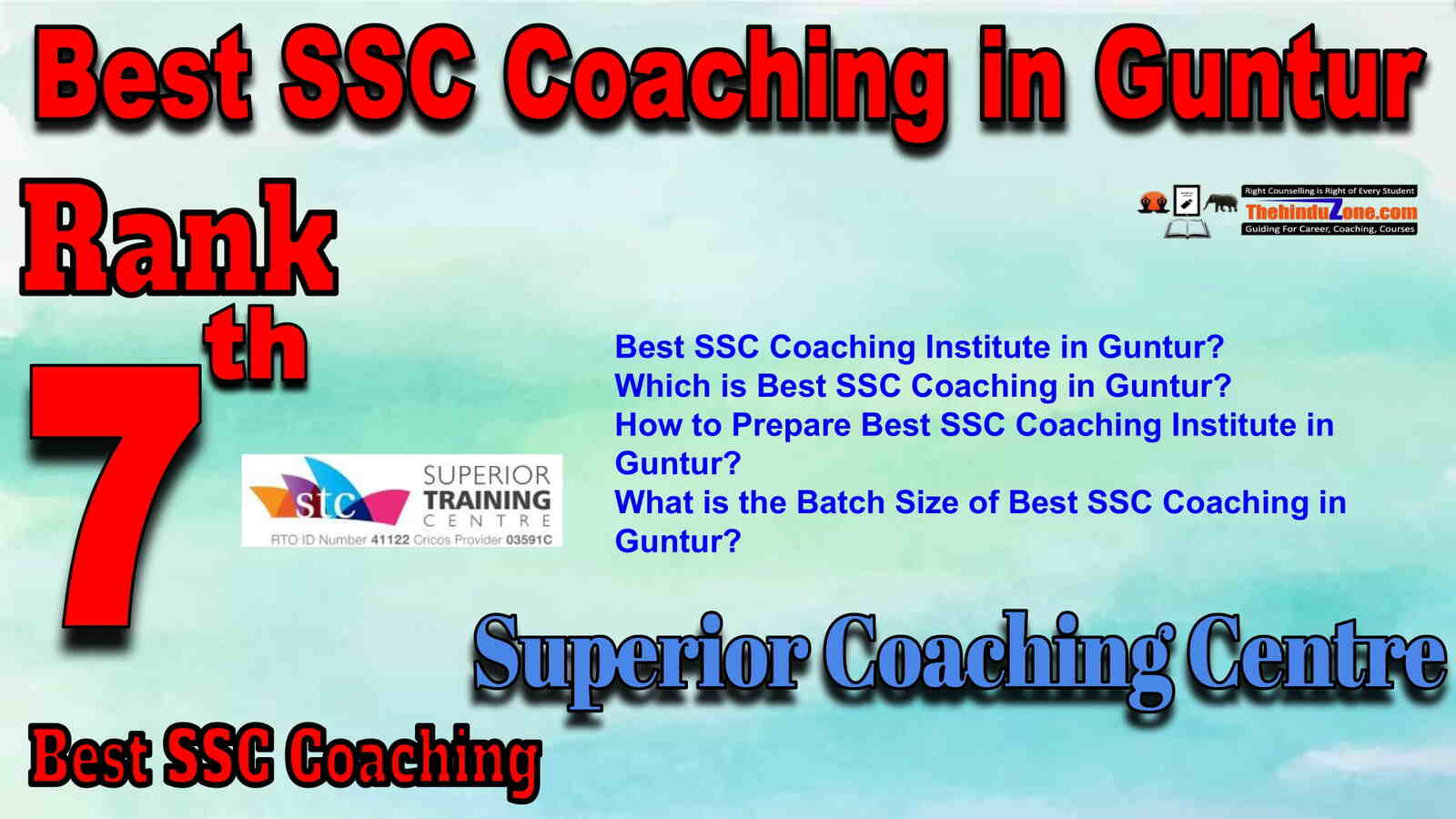 Rank 7 Best SSC Coaching in Guntur