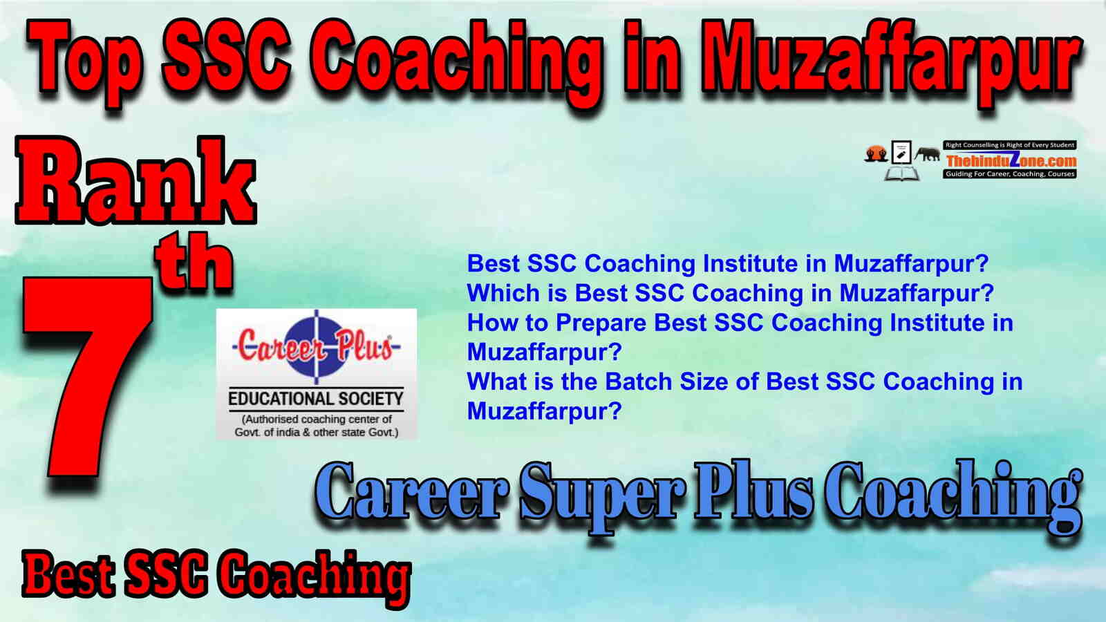 Rank 7 Best SSC Coaching in Muzaffarpur