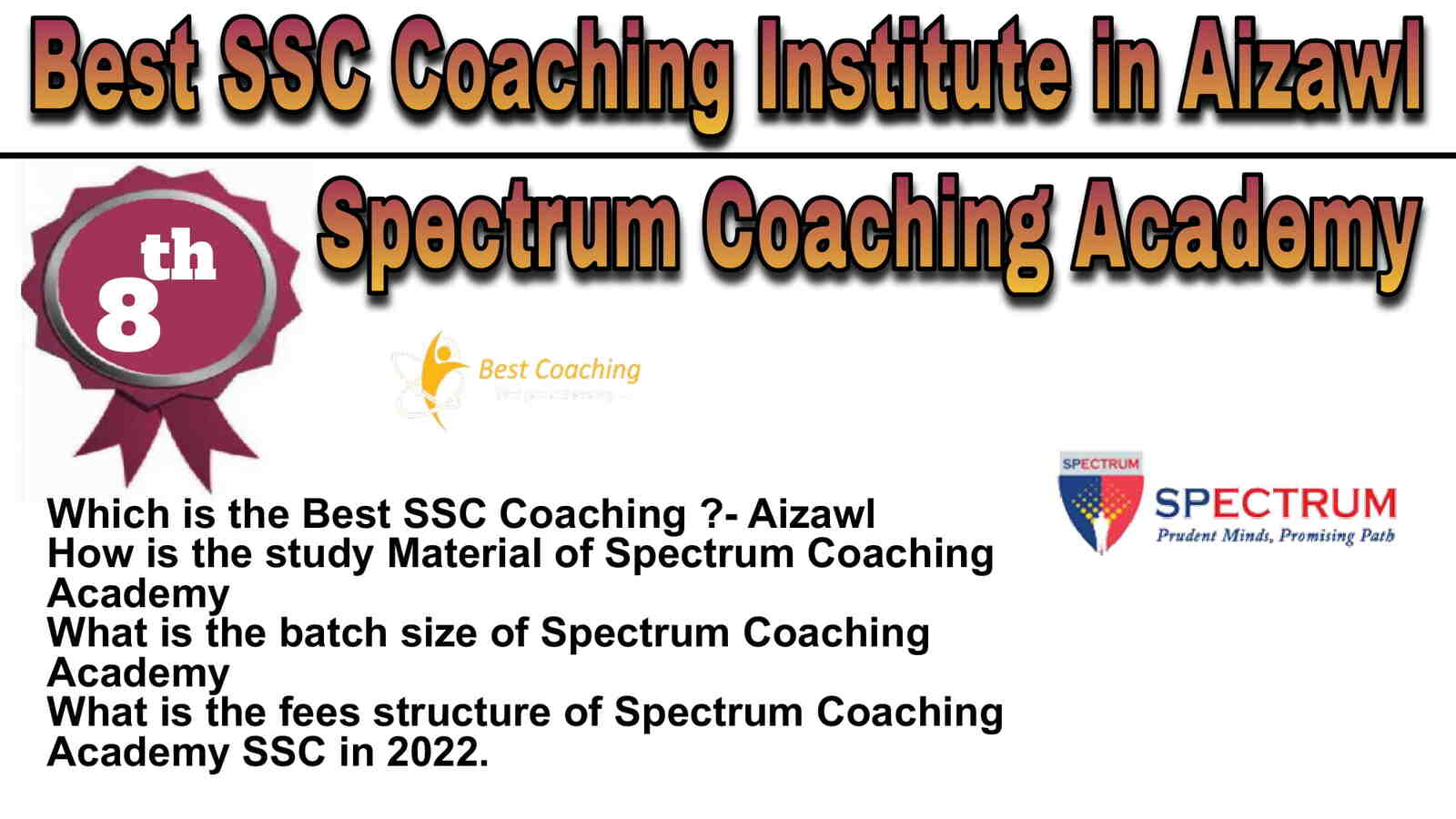 Rank 8 Best SSC Coaching in Aizawl