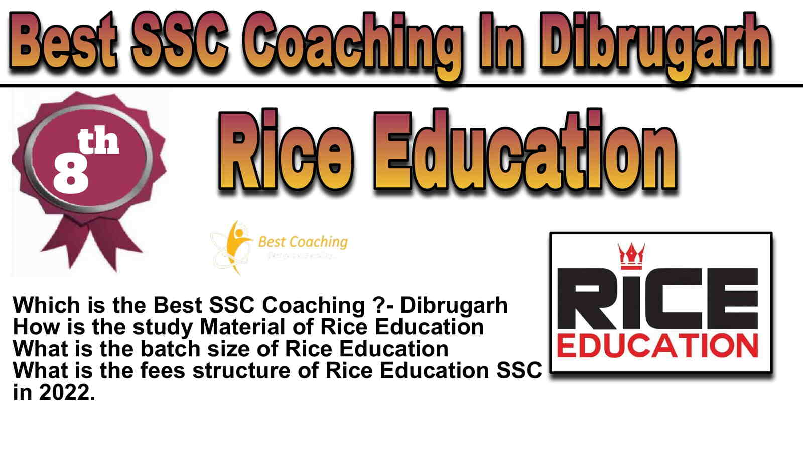 Rank 8 Best SSC Coaching in Dibrugarh