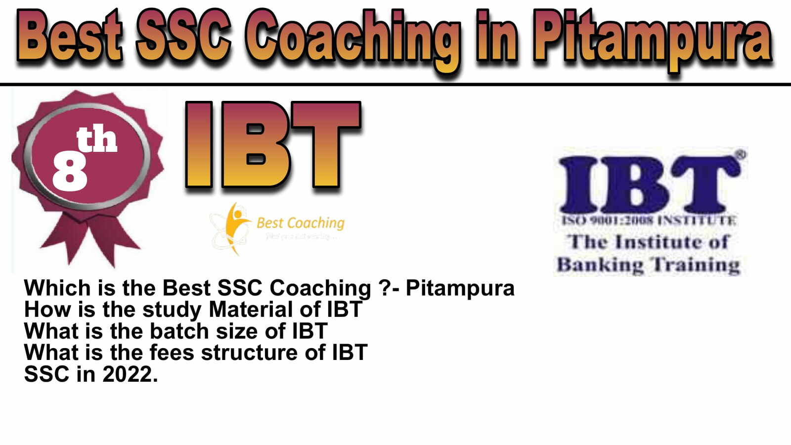 Rank 8 Best SSC Coaching in Pitampura