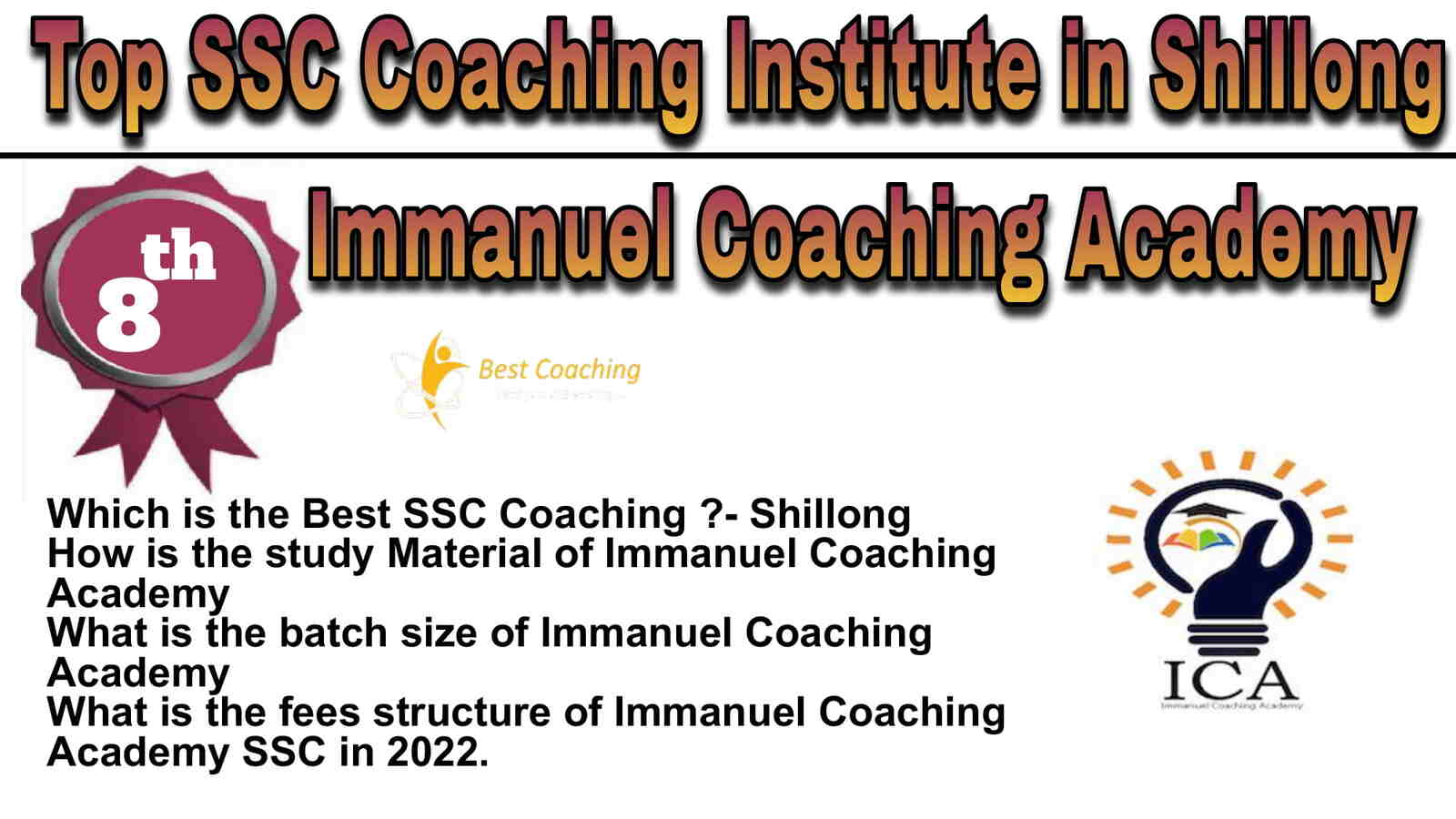 Rank 8 Best SSC Coaching in Shillong