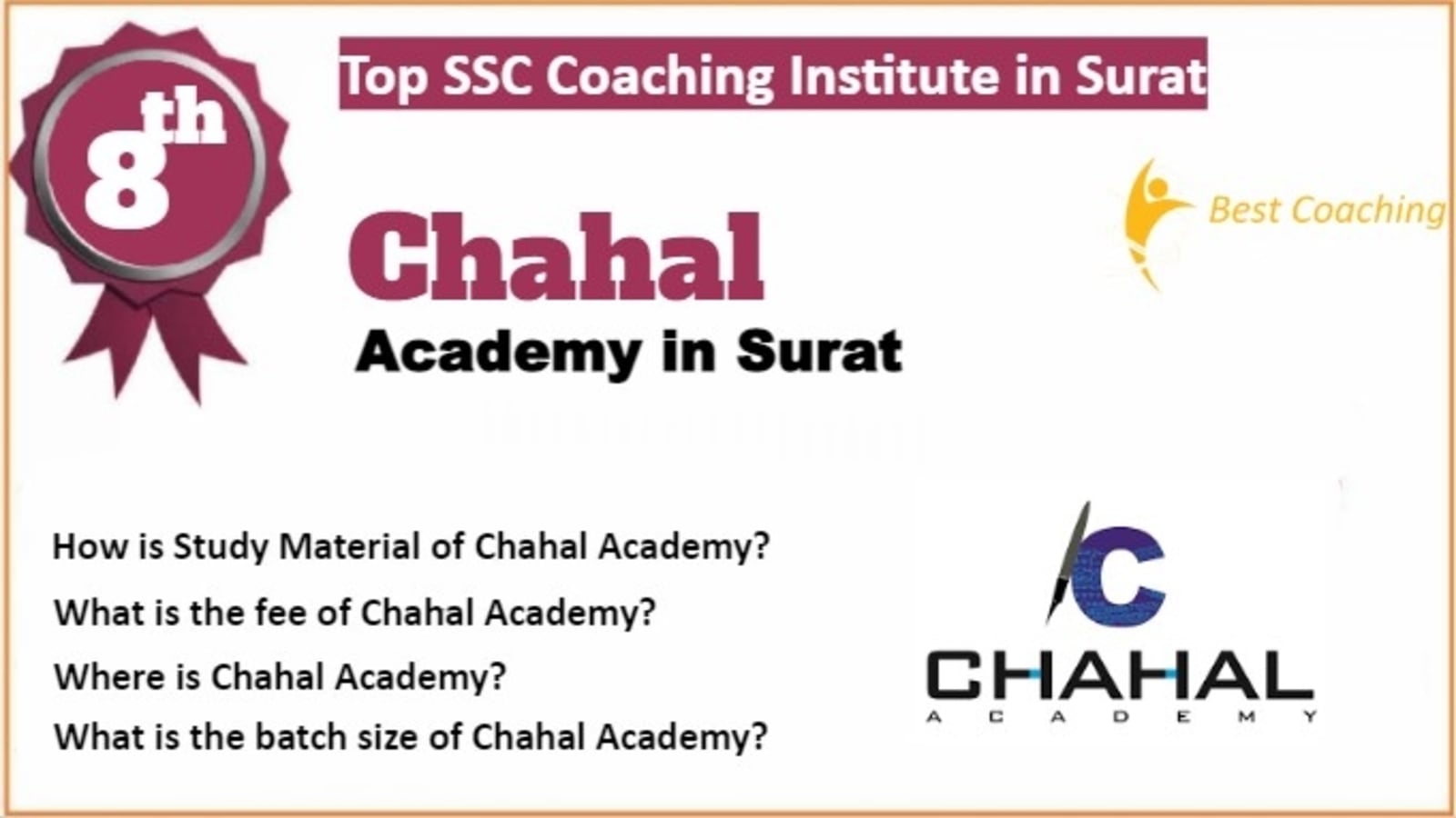 Rank 8 Best SSC Coaching in Surat