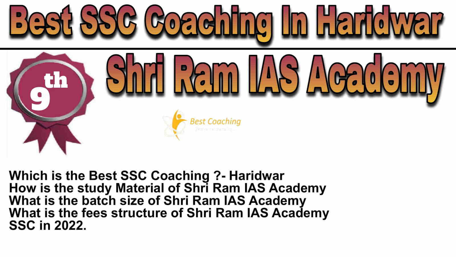 Rank 9 Best SSC Coaching in Haridwar