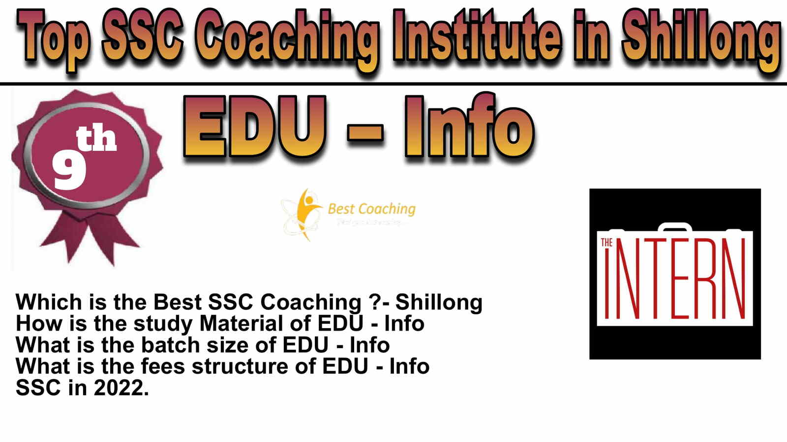Rank 9 Best SSC Coaching in Shillong