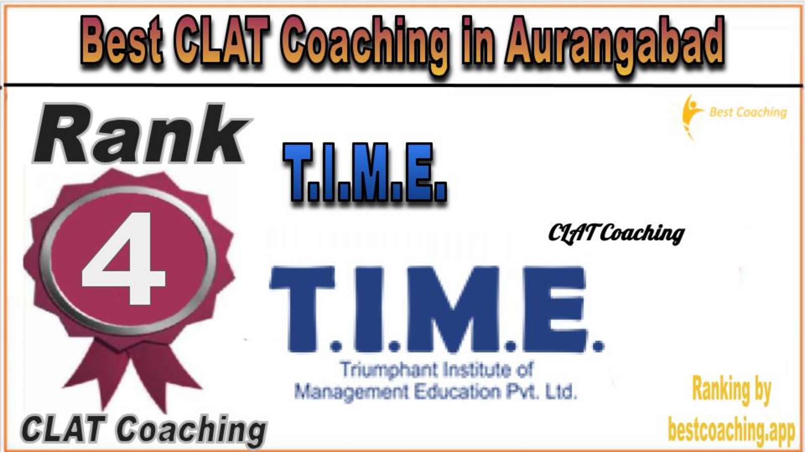 T.I.M.E. CLAT Coaching in Aurangabad