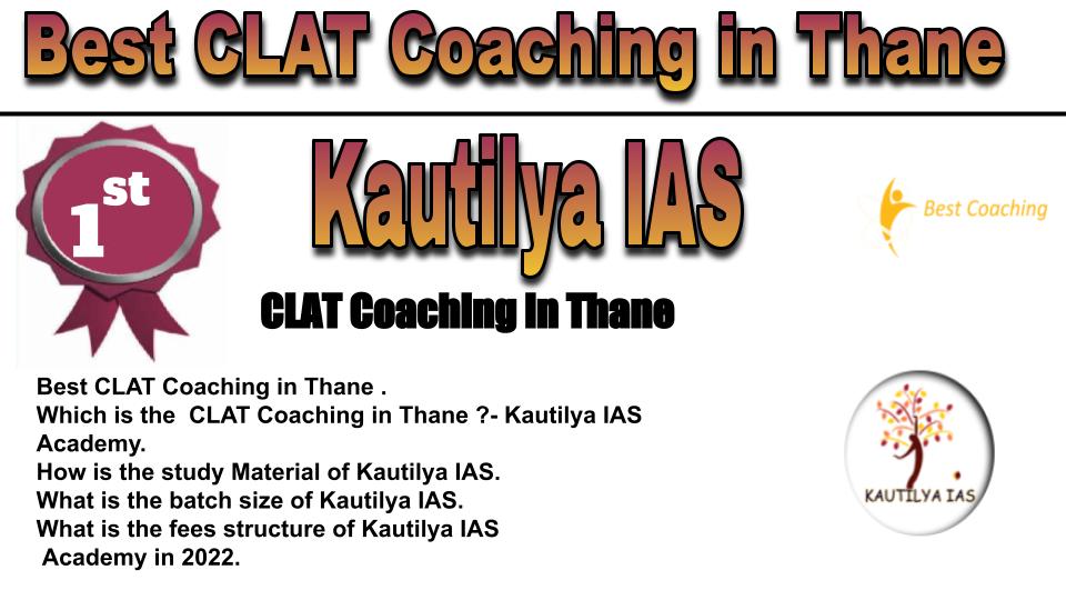 rank 1 best clat coaching in thane