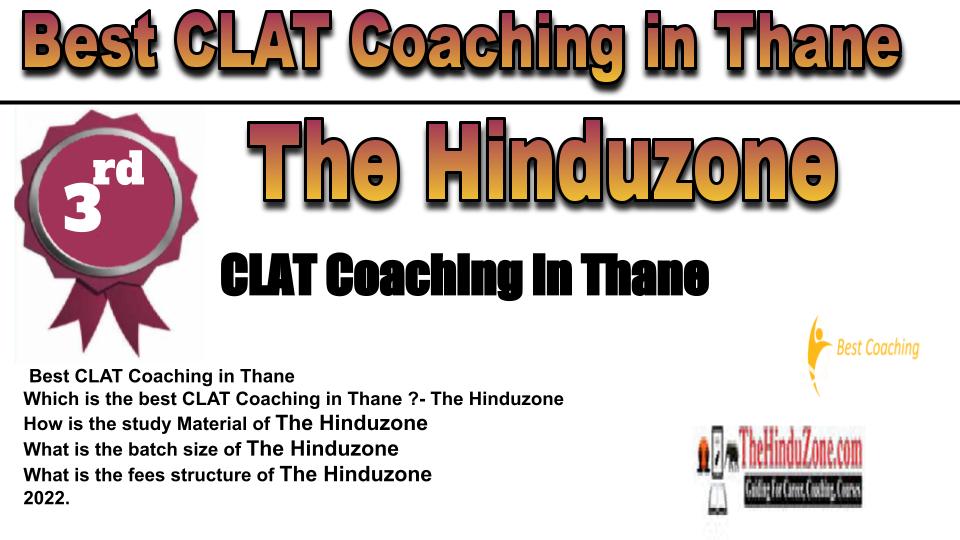 rank 3 best clat coaching in thane.