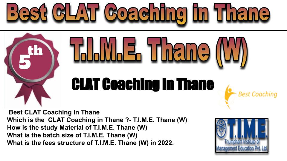rank 5 best clat coaching in thane.