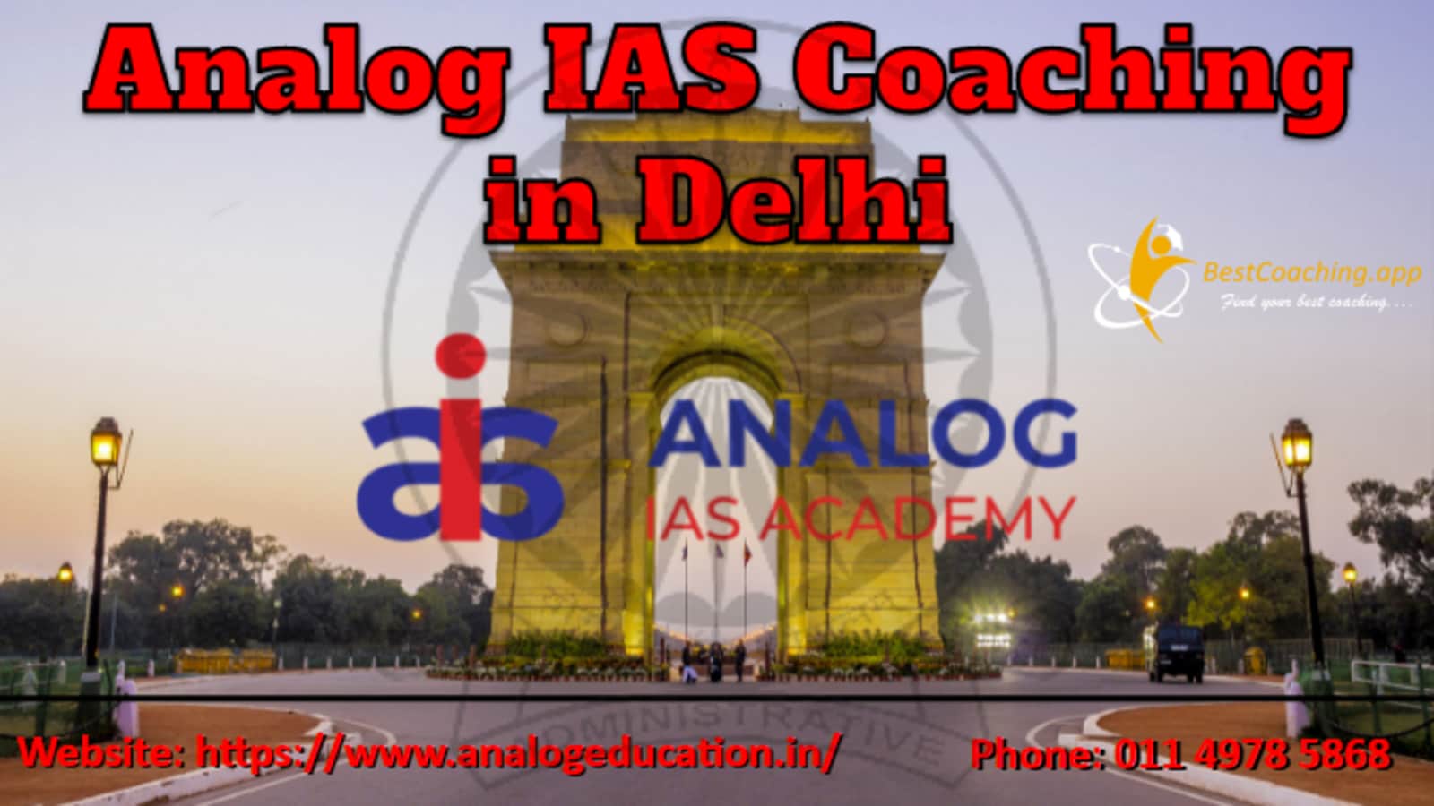 ANALOG IAS Coaching in Delhi