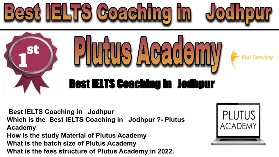 RANK 1 Best IELTS Coaching in Jodhpur