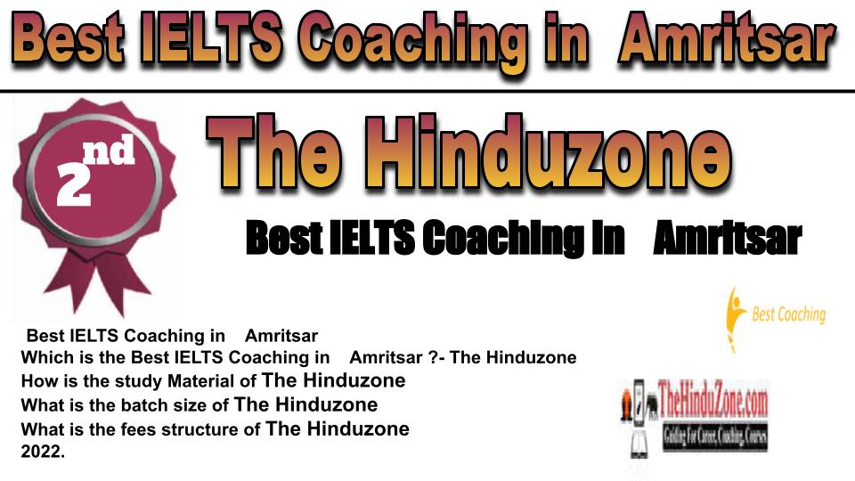 RANK 2 Best IELTS Coaching in Amritsar