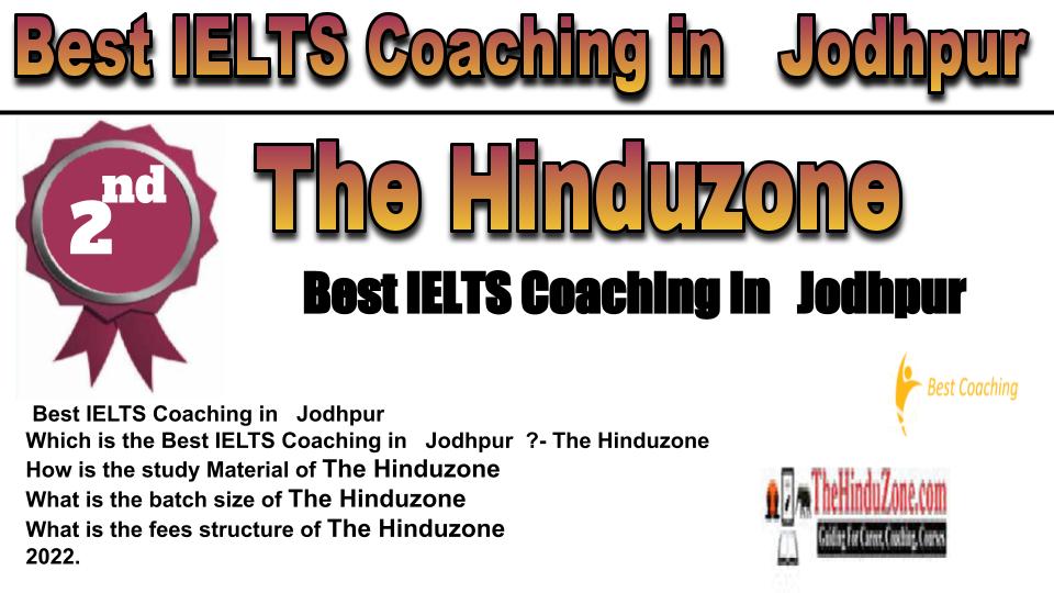 RANK 2 Best IELTS Coaching in Jodhpur